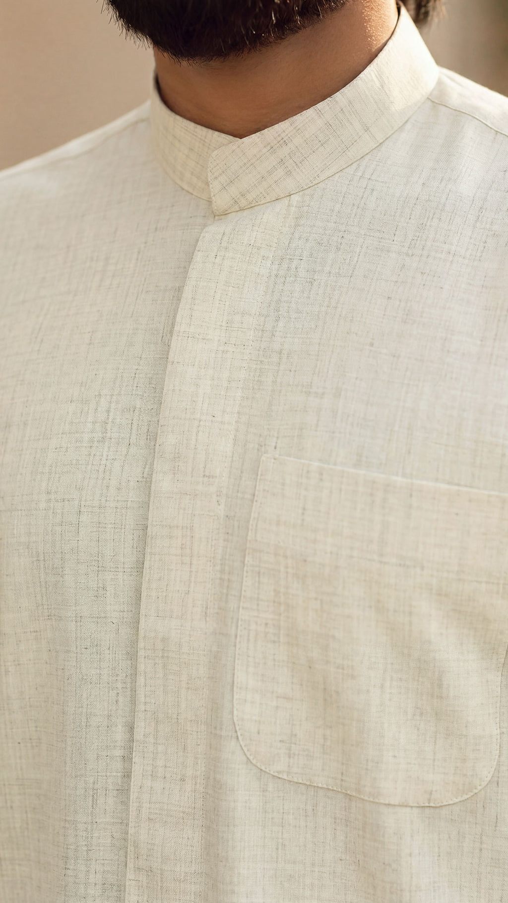 Tabaya Signature Thobe - Off White For Men