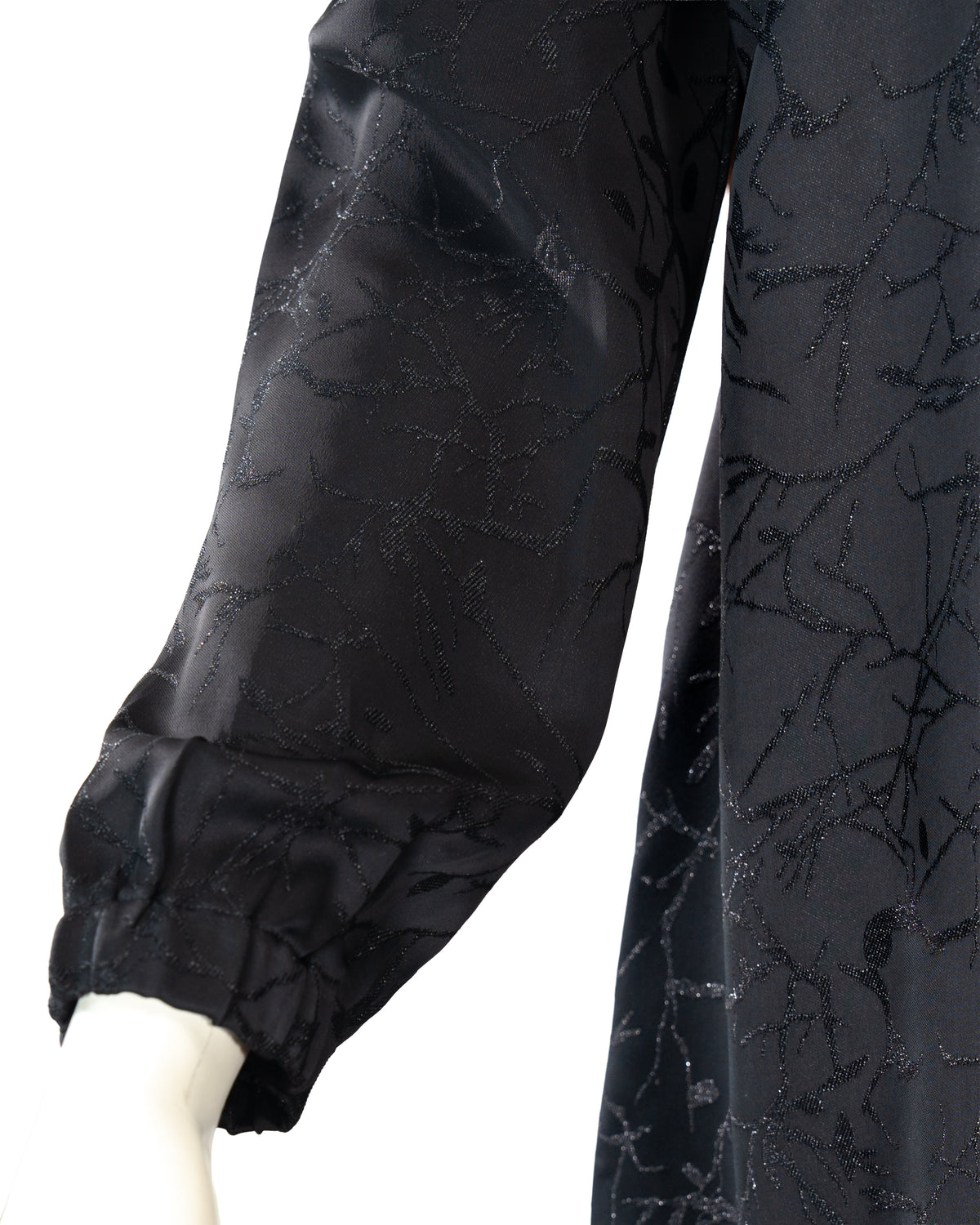 Inaya Black Color V-Neck Abaya For Female