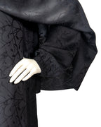Inaya Black Color V-Neck Abaya For Female