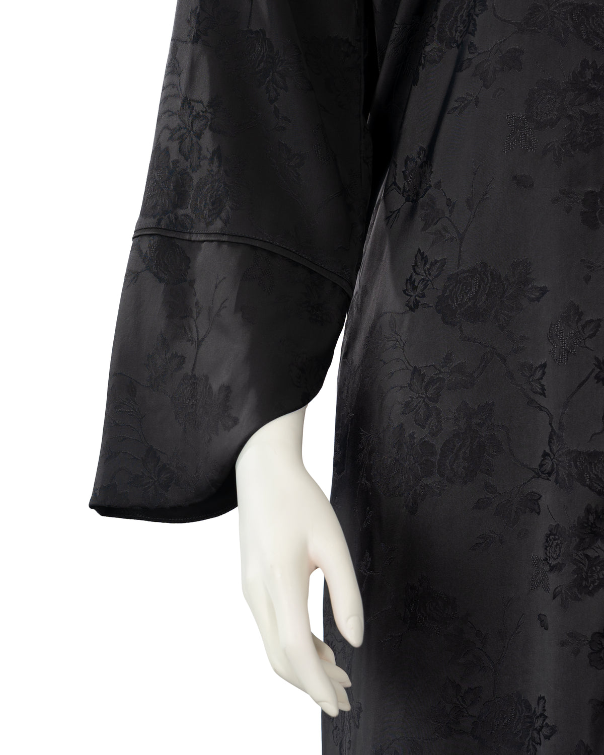 Leyana Black Color Round Neck Abaya For Female