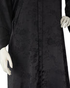 Leyana Black Color Round Neck Abaya For Female