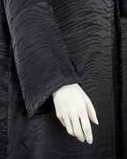 Leyana Black Color Round Neck Abaya For Female