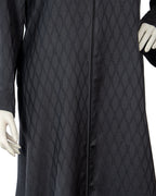 Inaya Black Color Round Neck Abaya For Female