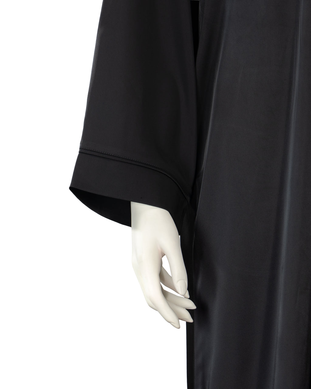 Eyana Black Color V-Neck Abaya For Female