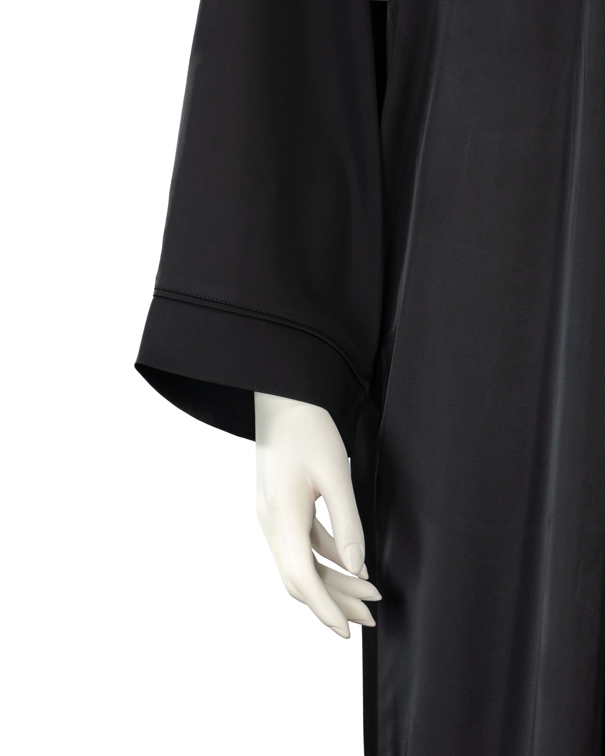 Eyana Black Color V-Neck Abaya For Female