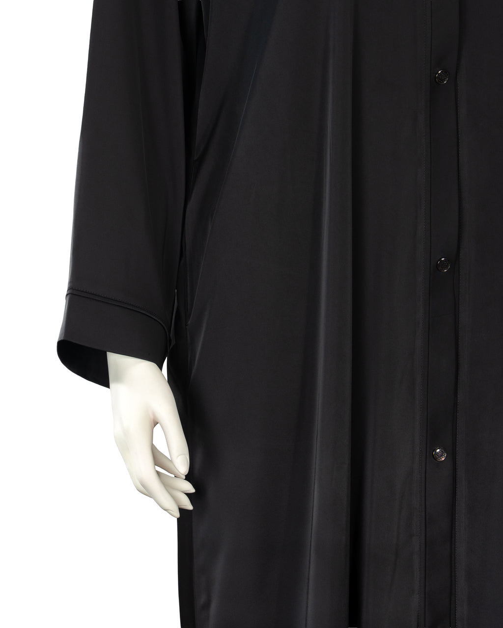 Eyana Black Color V-Neck Abaya For Female